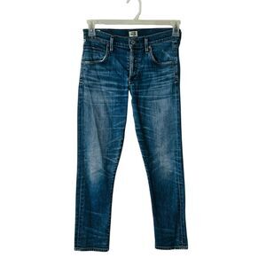 Citizens Of Humanity Jeans Womens 26 Blue Elsa Mid Rise Slim Fit Crop Denim‎ USA